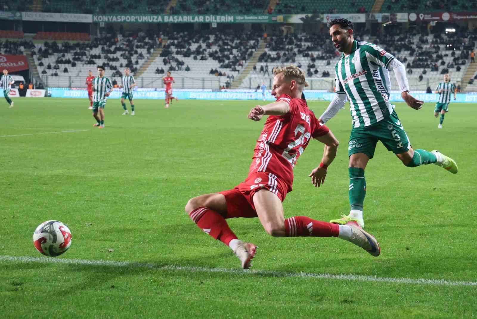 Trendyol Süper Lig: Konyaspor: 0 - Antalyaspor: 0 (Maç sonucu)
