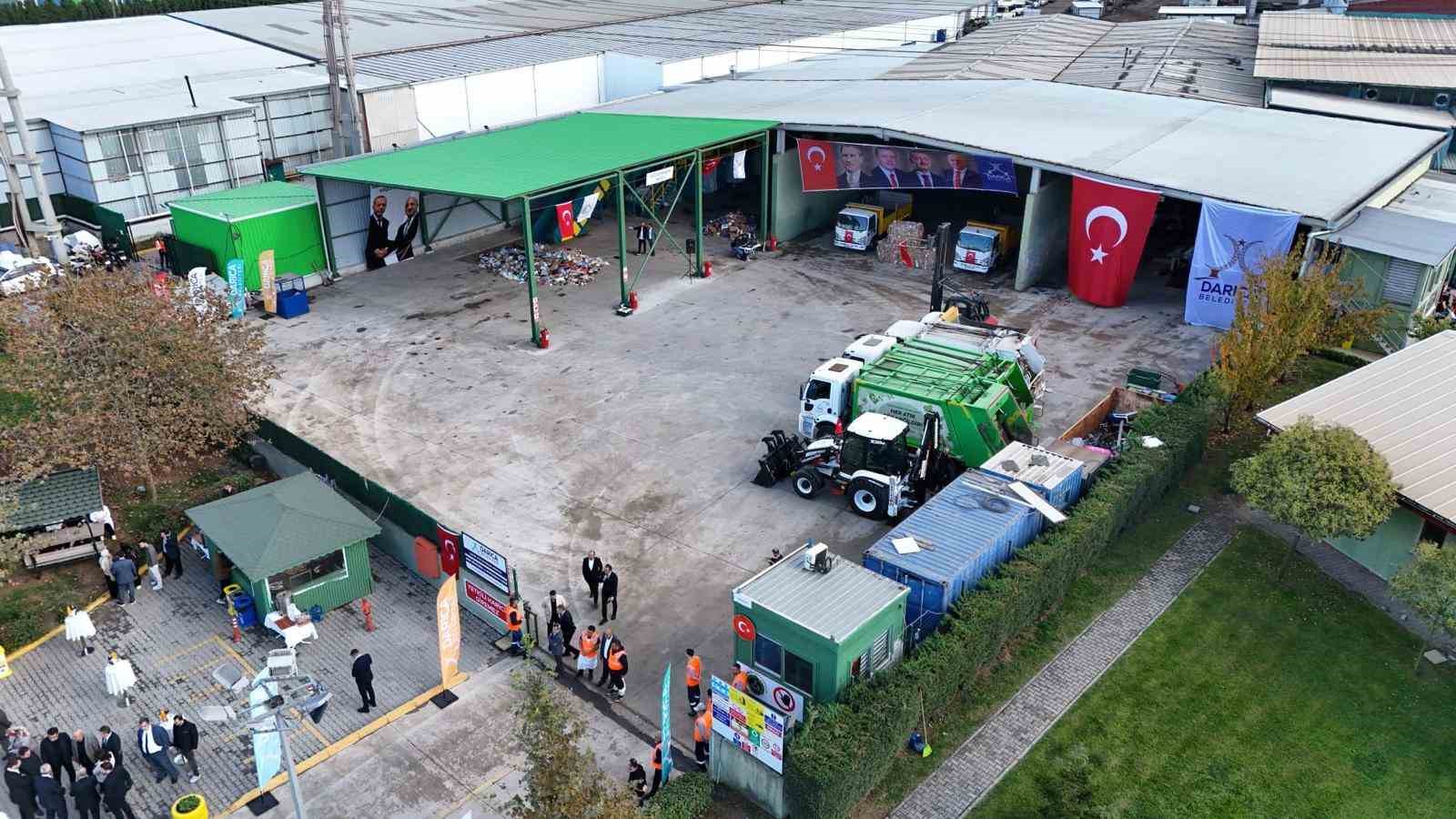 Darıca’da yeni kurulan tesiste günlük 70 ton atık işlenecek
