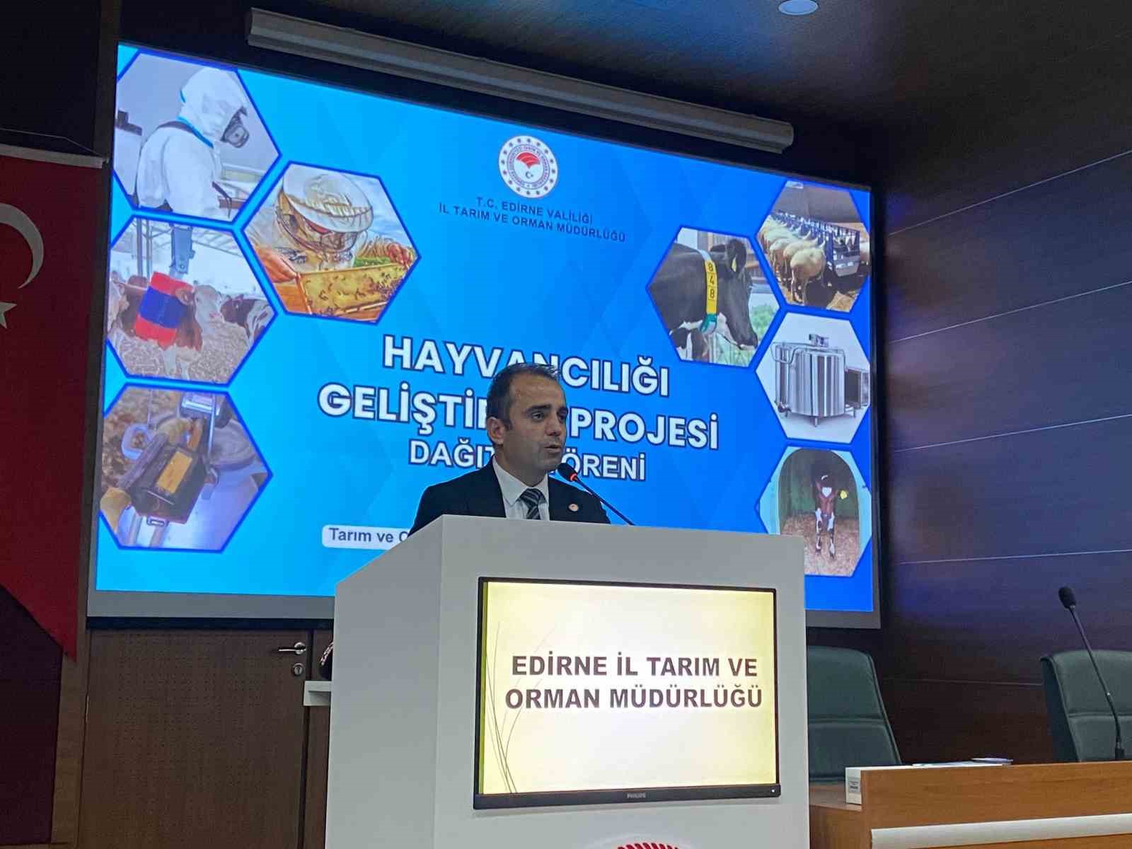 Edirne’de sütte verim artacak: 52 besiciye erken teşhis cihazı dağıtıldı
