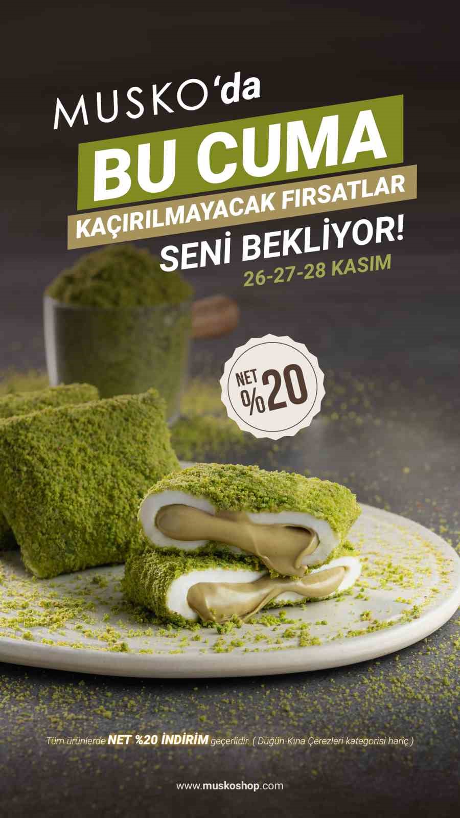 Musko Kuruyemiş’ten "Efsane Kasım" indirimleri
