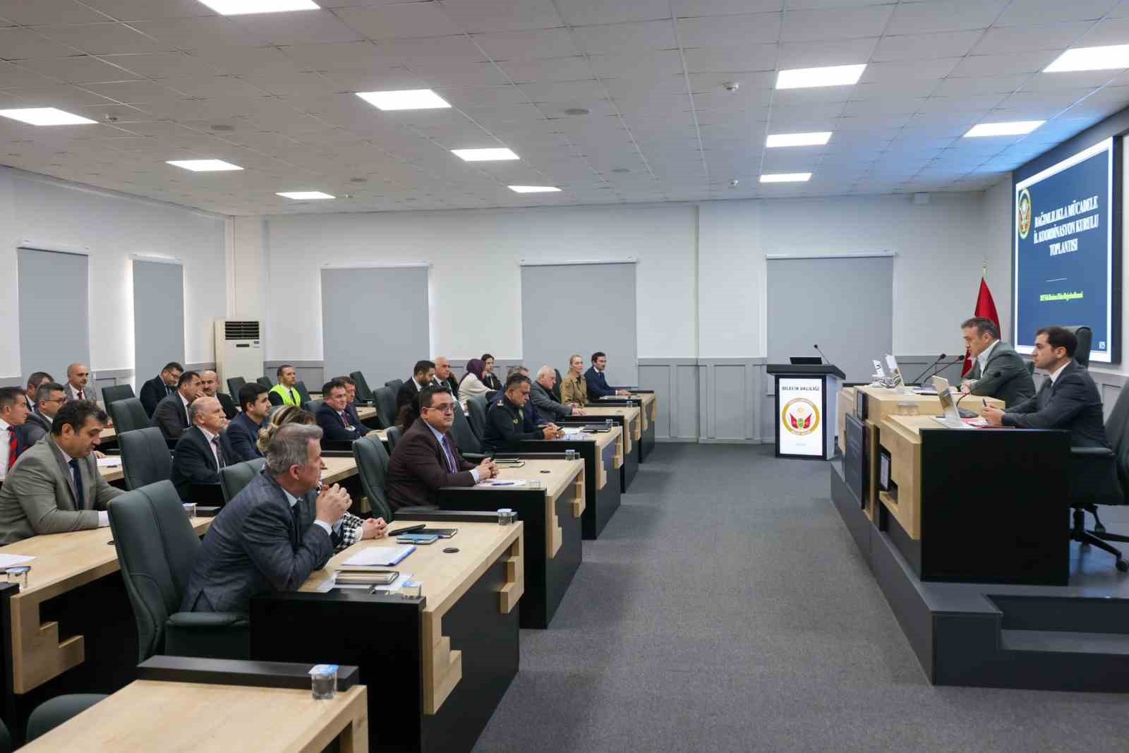 Bilecik’te bağımlılıkla mücadele çalışmaları masaya yatırıldı