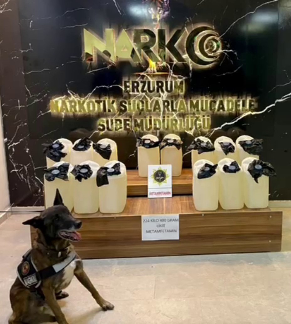Erzurum polisinden dev uyuşturucu operasyonu: 2 tutuklama