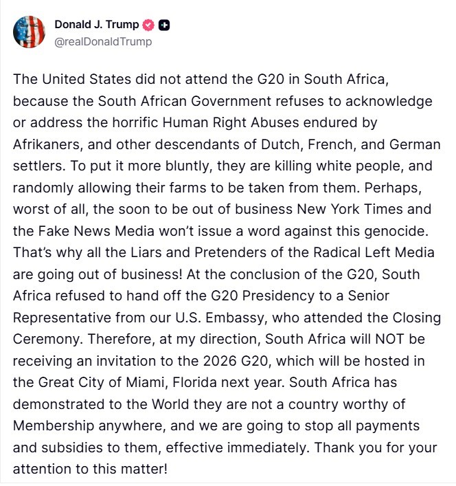 ABD Başkanı Donald Trump: 