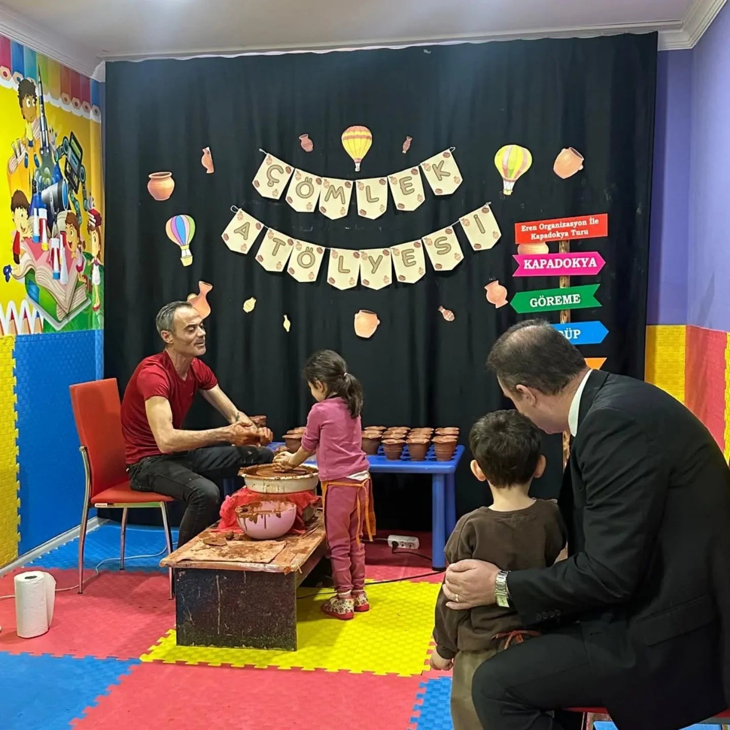 Sinop’ta minikler çömlek sanatıyla tanıştı
