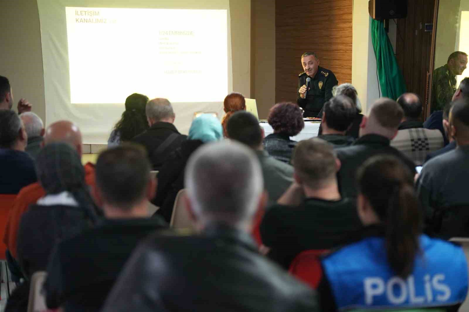 Polis esnafla bir araya geldi: İstişare vurgusu yapıldı