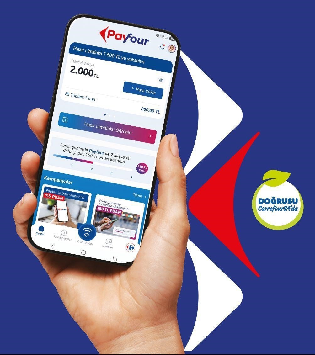 CarrefourSA, dijital cüzdan Payfour’u kullanıma sundu
