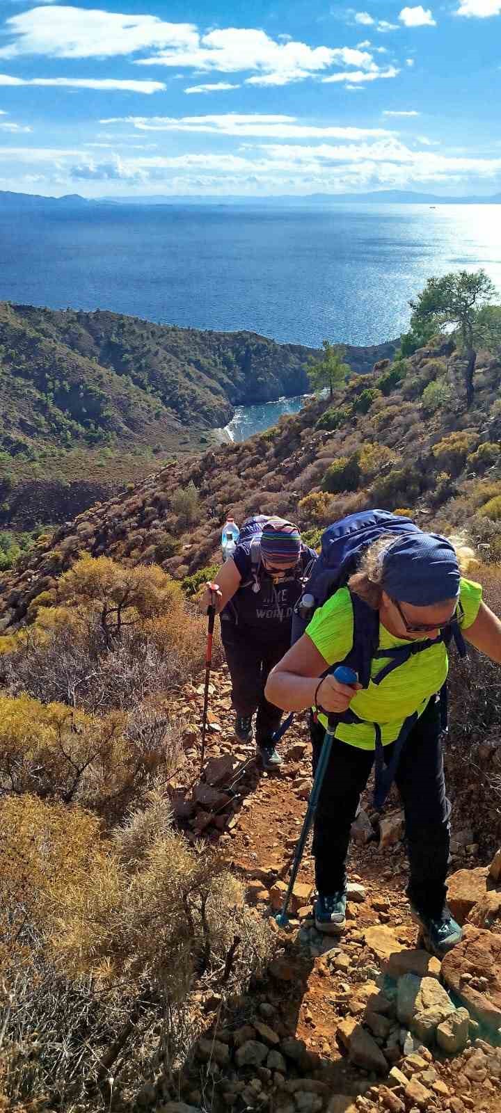 Datça’dan Knidos’a doğa yürüyüşü yapıldı