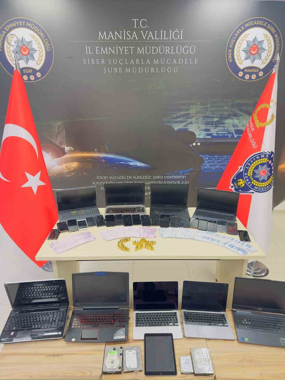 Manisa merkezli 8 ilde yasa dışı bahis operasyonunda 23 gözaltı
