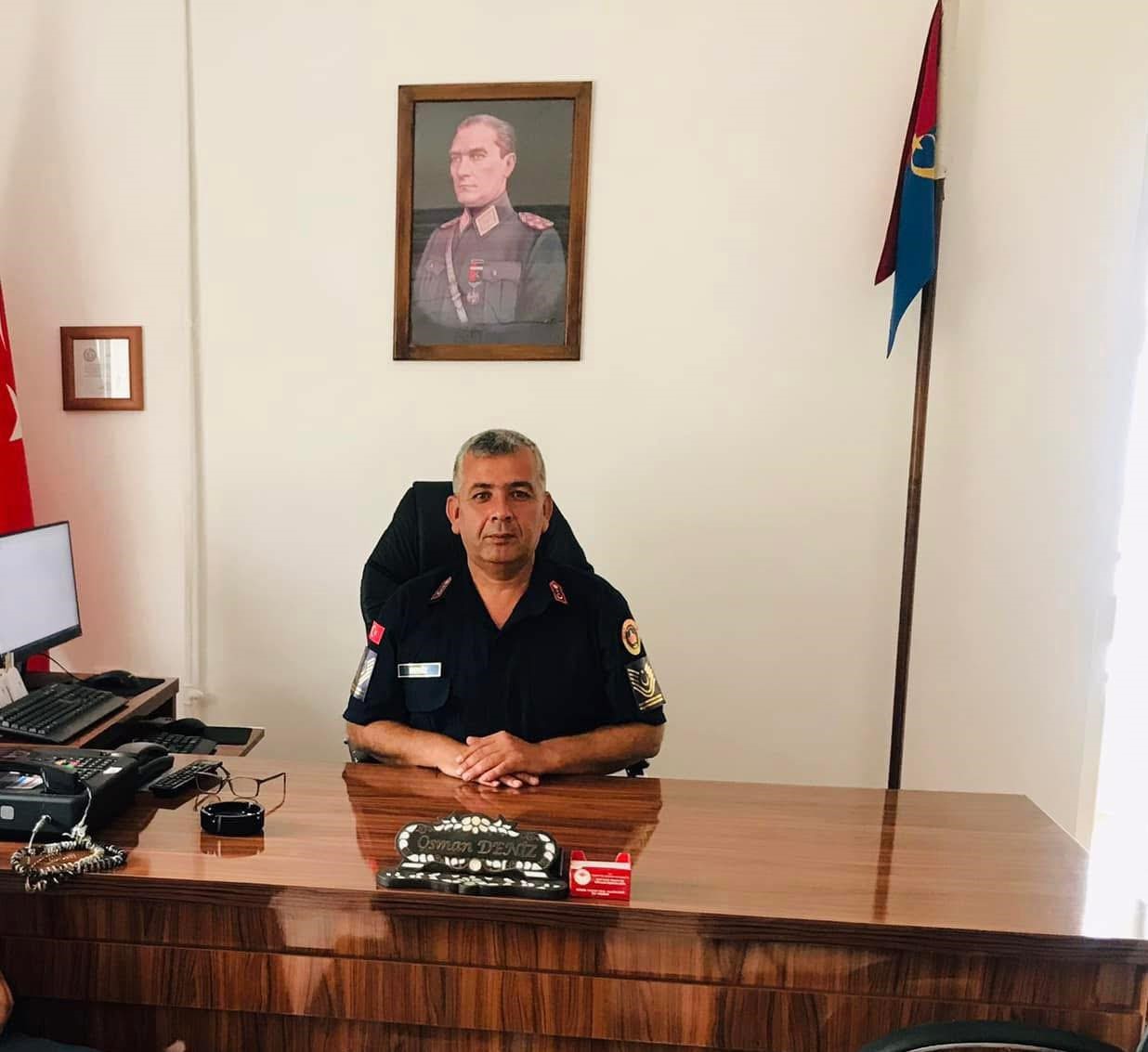 Vefat eden komutan için askeri tören düzenlendi