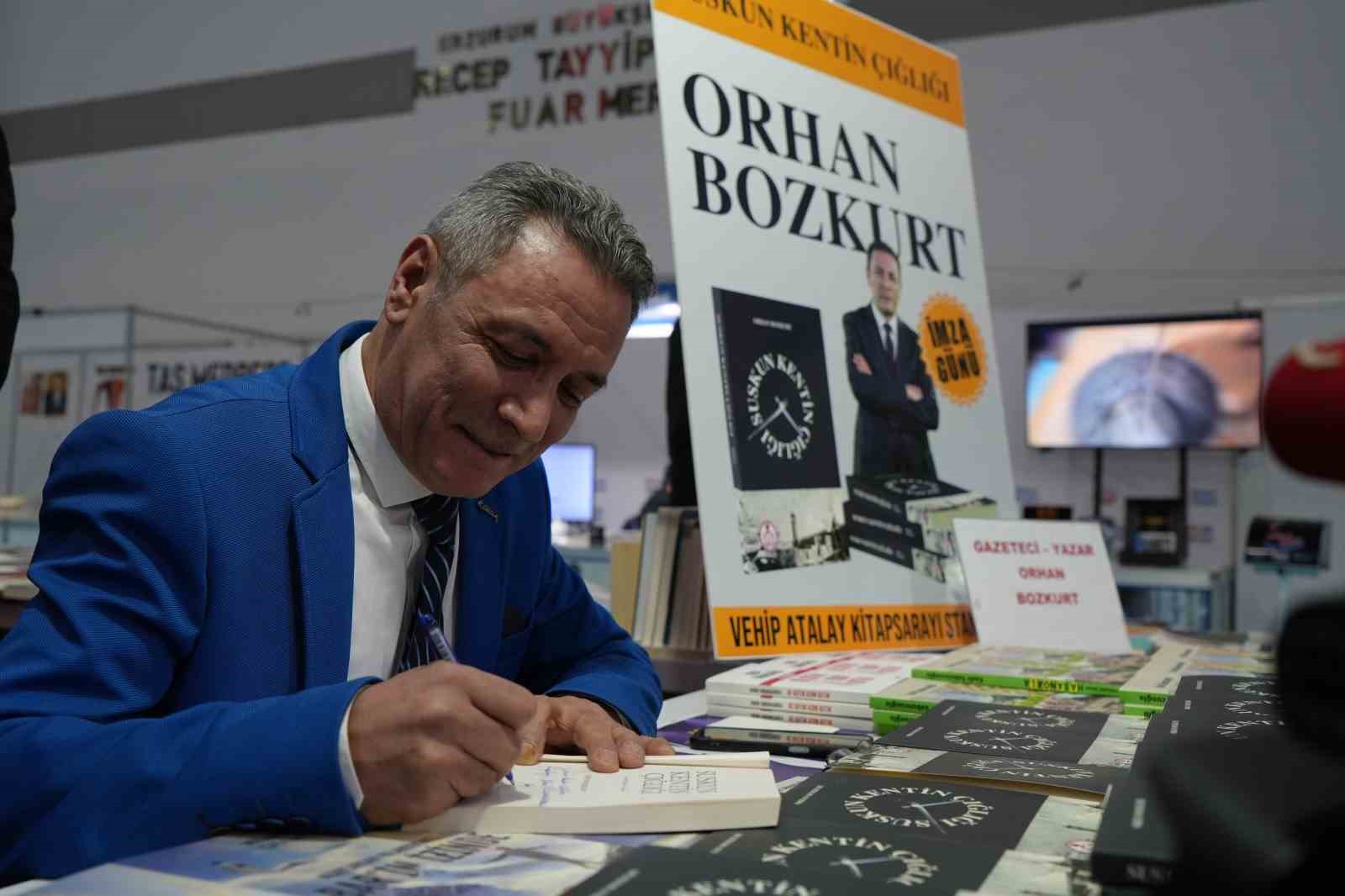 Orhan Bozkurt, "Suskun Kentin Çığlığı" ile okurlarıyla buluştu
