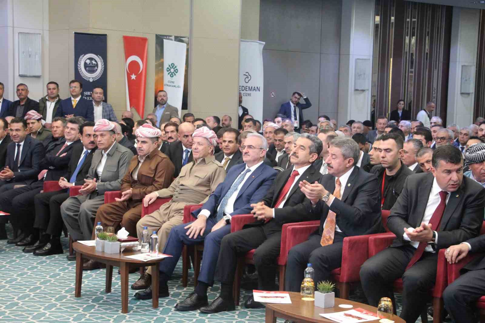 Irak KPD Lideri Mesut Barzani Şırnak’ta
