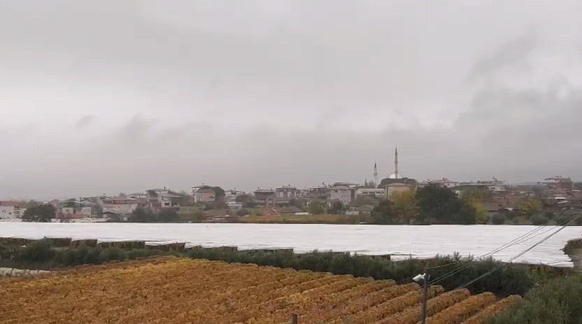 Sarıgöl’de özlenen yağışlar çiftçinin yüzünü güldürdü
