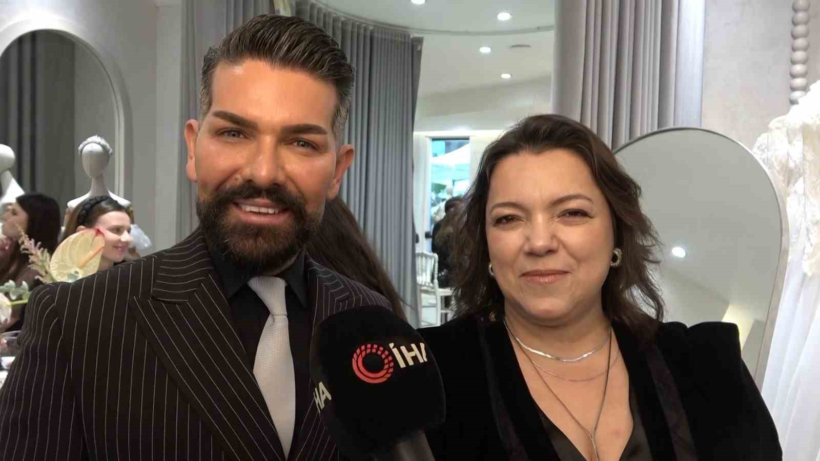 Bursa’da muhteşem gelinlik defilesi: 26 koleksiyon 15 mankenle podyuma taştı
