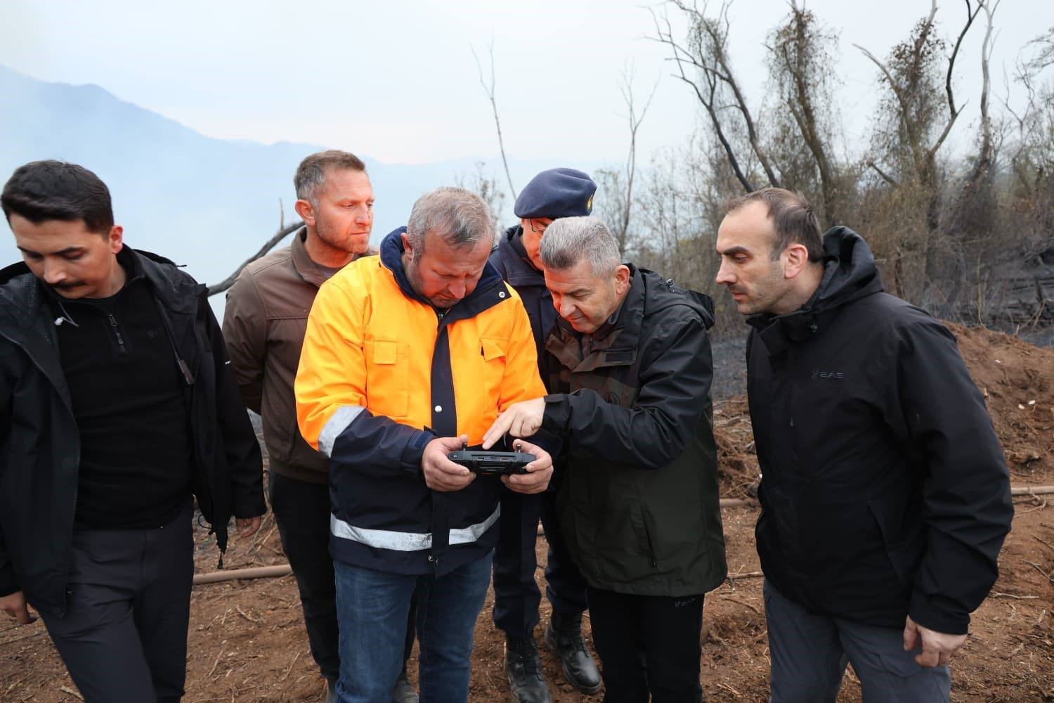 Artvin Valisi Ergün: "Yangın kısmen kontrol altına alındı"