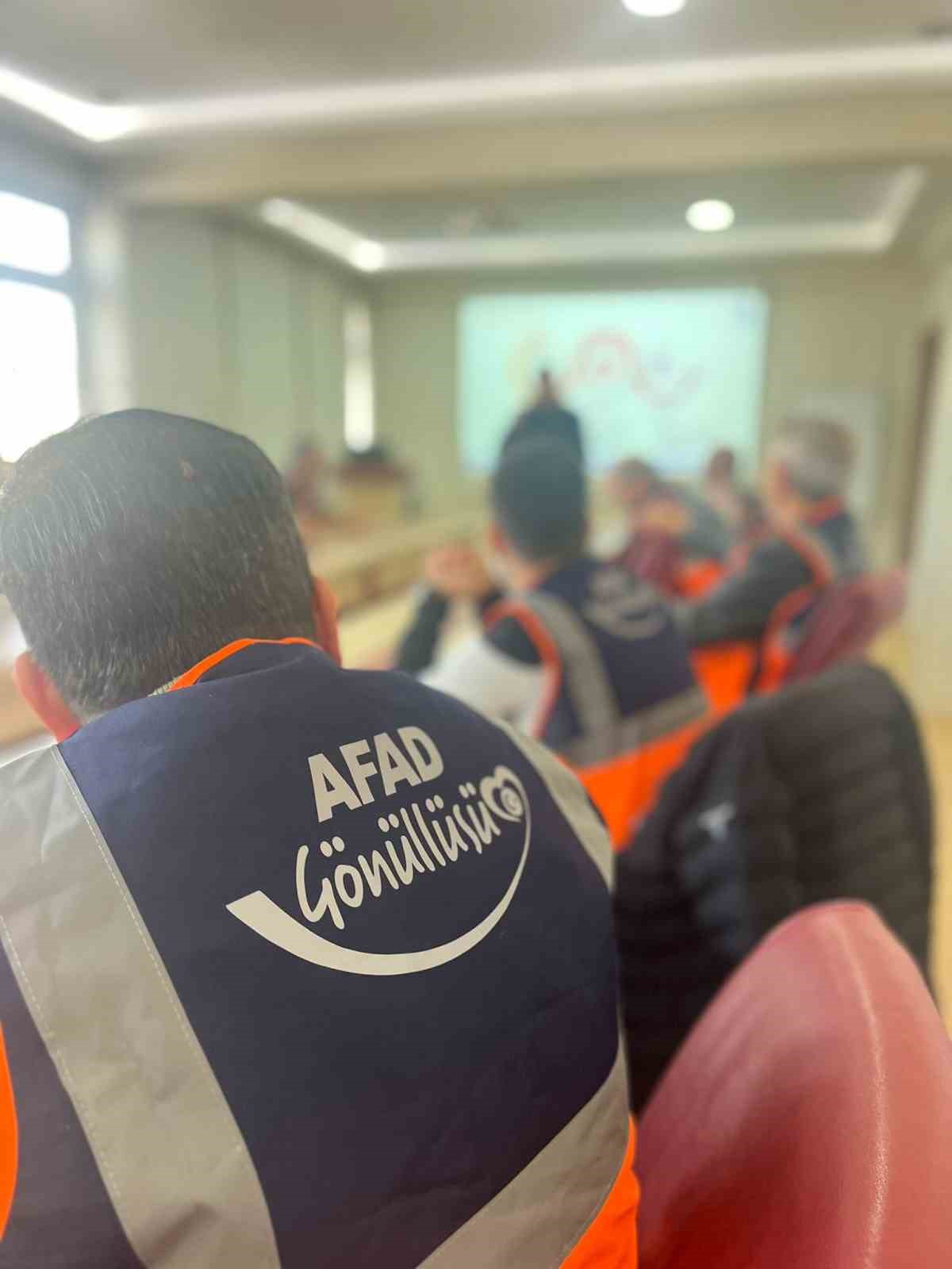 AFAD Gönüllü Eğitimleri sürüyor