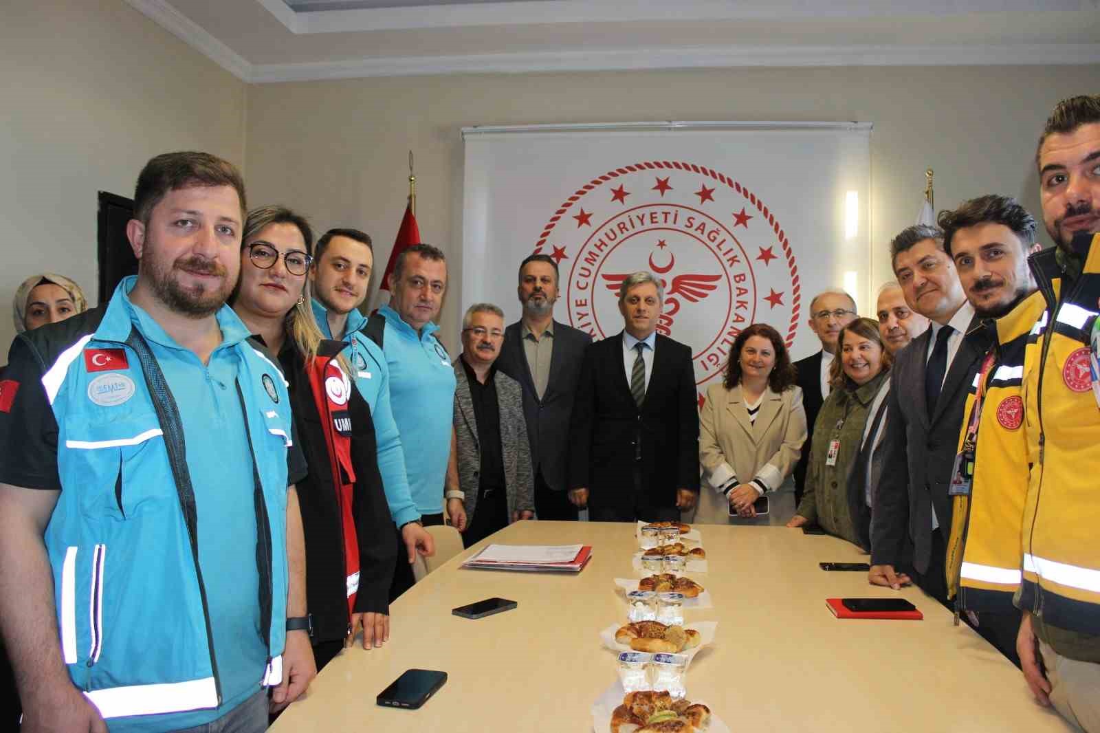 Zonguldak’ta UMKE tatbikatına katılanlara teşekkür belgesi