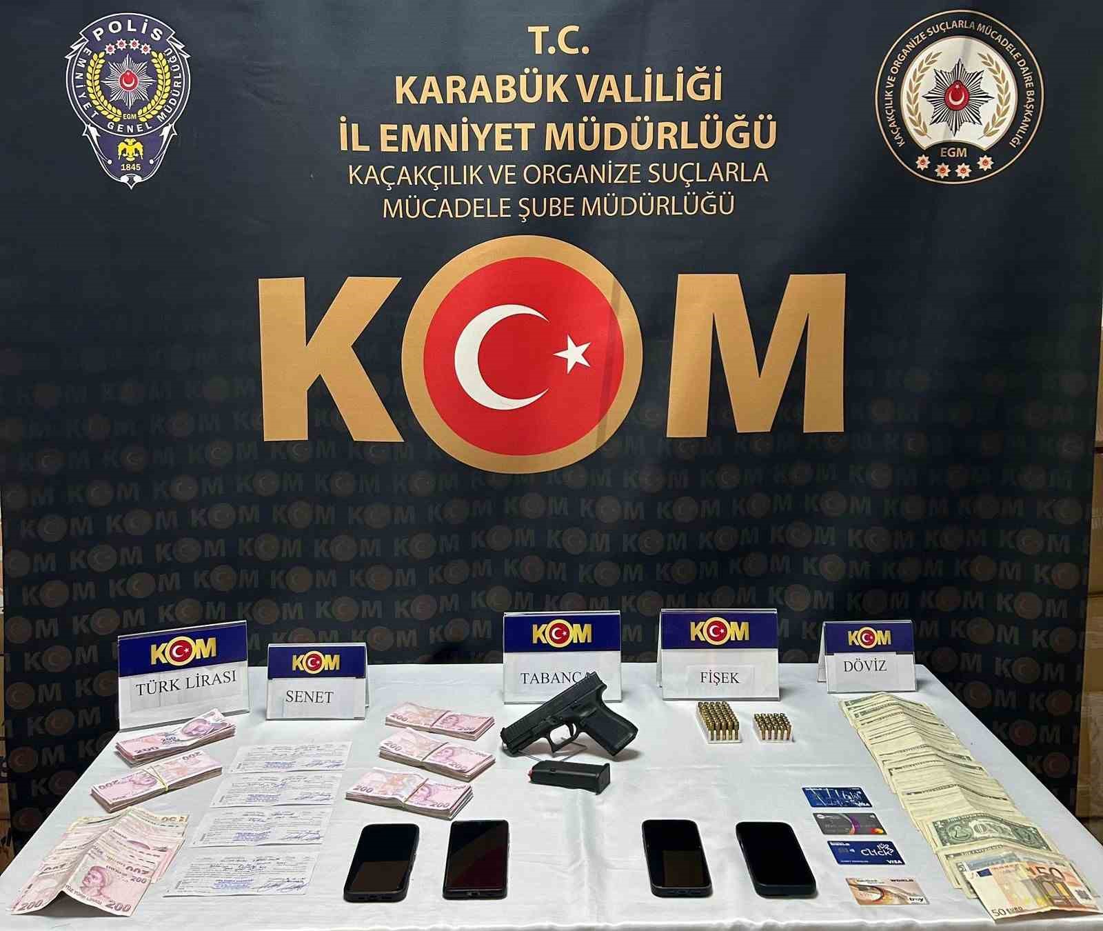 (Düzeltme) Karabük’te tefecilik operasyonunda 2 kişi tutuklandı
