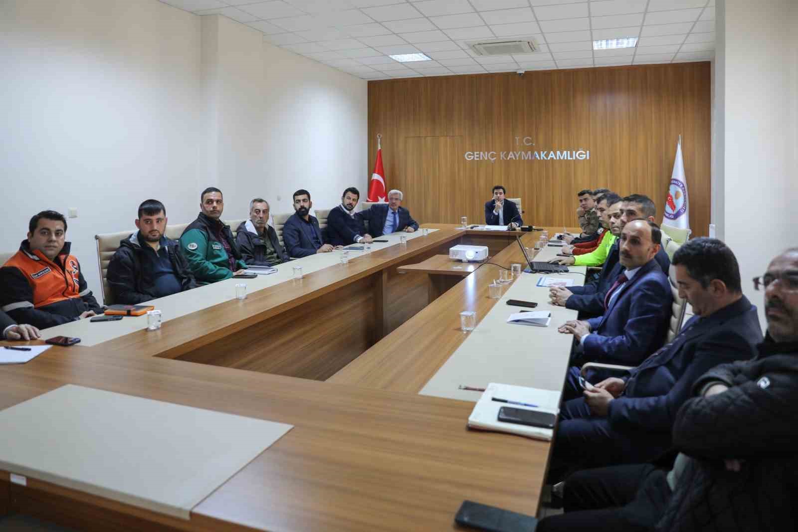 Genç’te kış tedbirleri ele alındı
