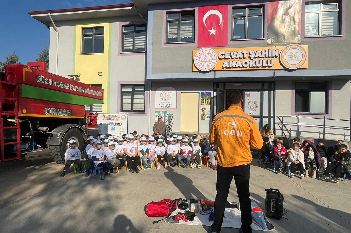 Düzce’de ağaç yaşken eğilir eğitimi
