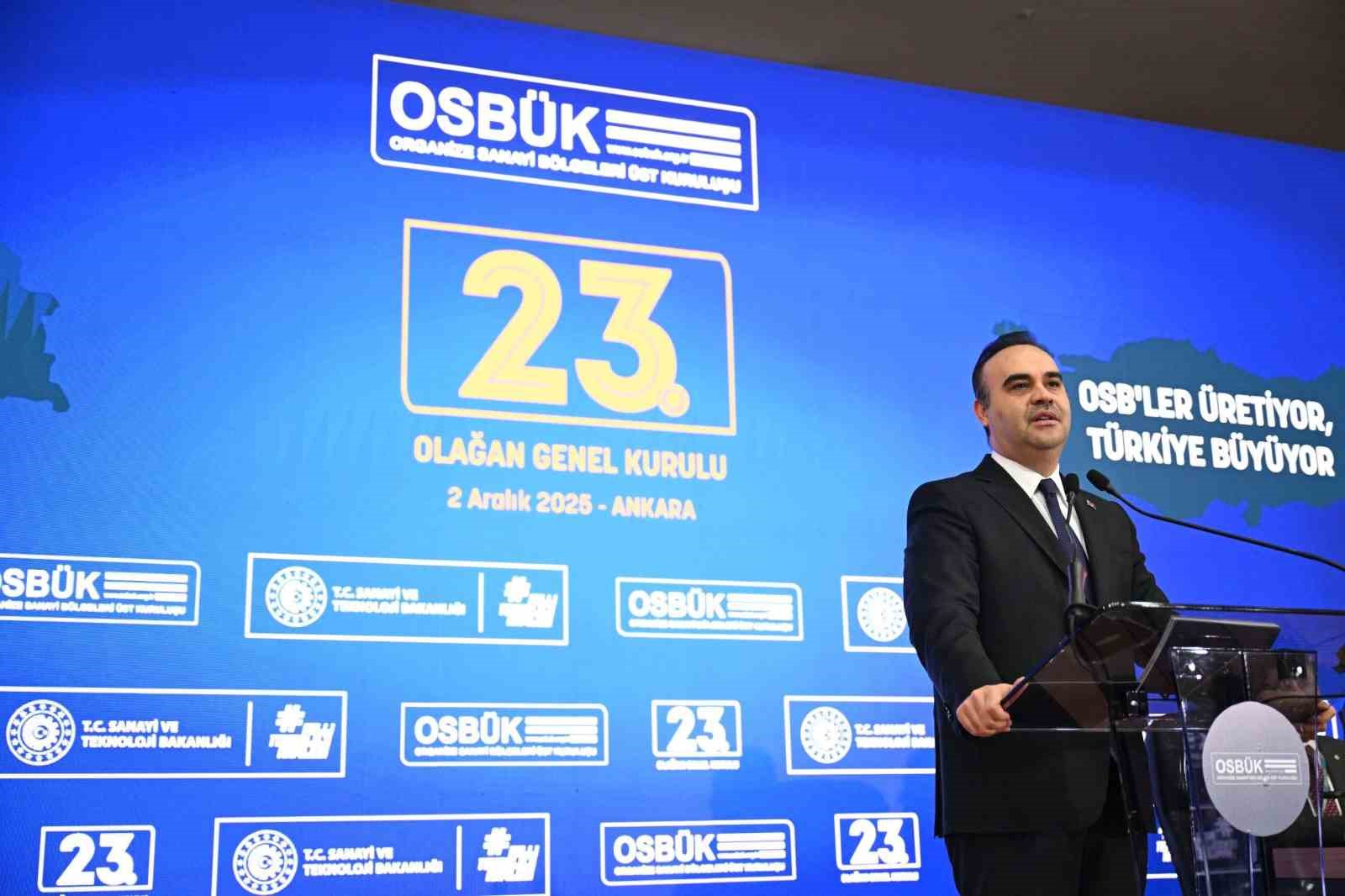 Bakan Kacır: "Anadolu’da 4 yeni sanayi koridoru inşa edeceğiz"