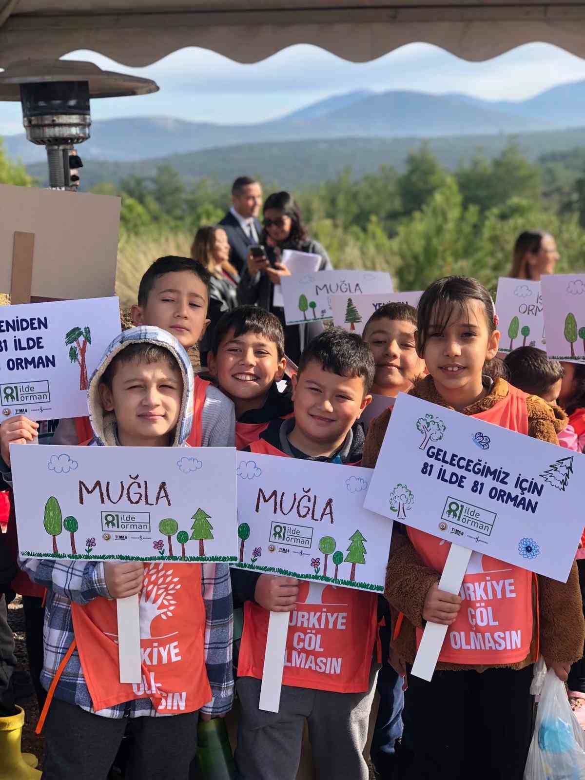 "81 İlde 81 Orman" projesi Muğla ile devam ediyor

