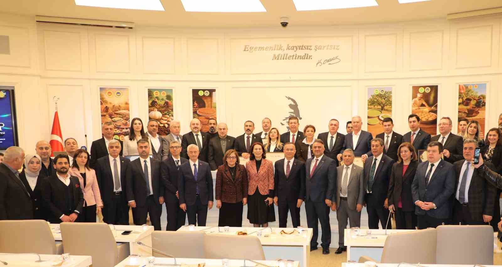 GTB’ye coğrafi işaret başarıları için teşekkür plaketi
