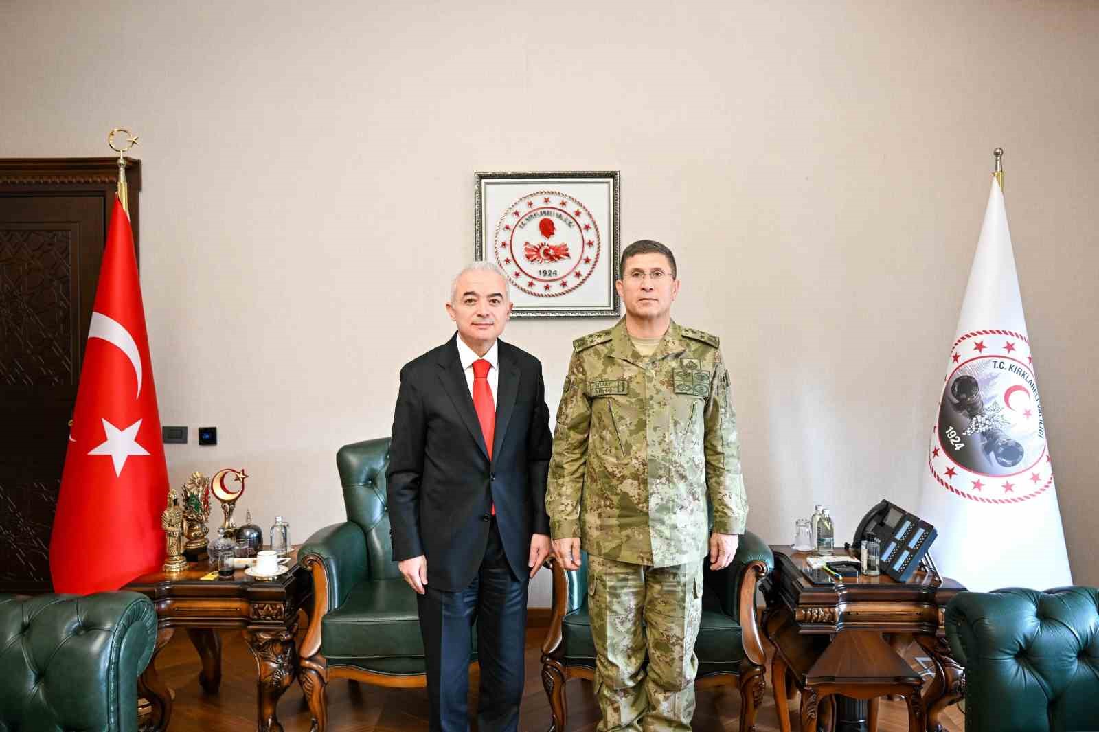 1. Ordu Komutanı Ersay Kırklareli’nde