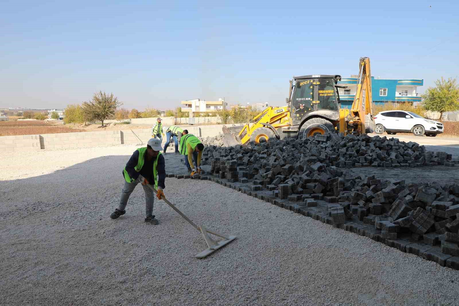 Haliliye’de çevre düzenleme çalışmaları devam ediyor