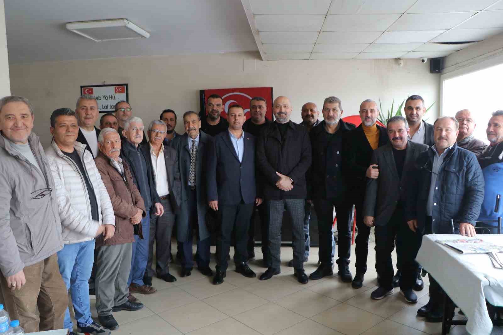 Söke Belediye Başkanı Arıkan, MHP İlçe Teşkilatı ile bir araya geldi
