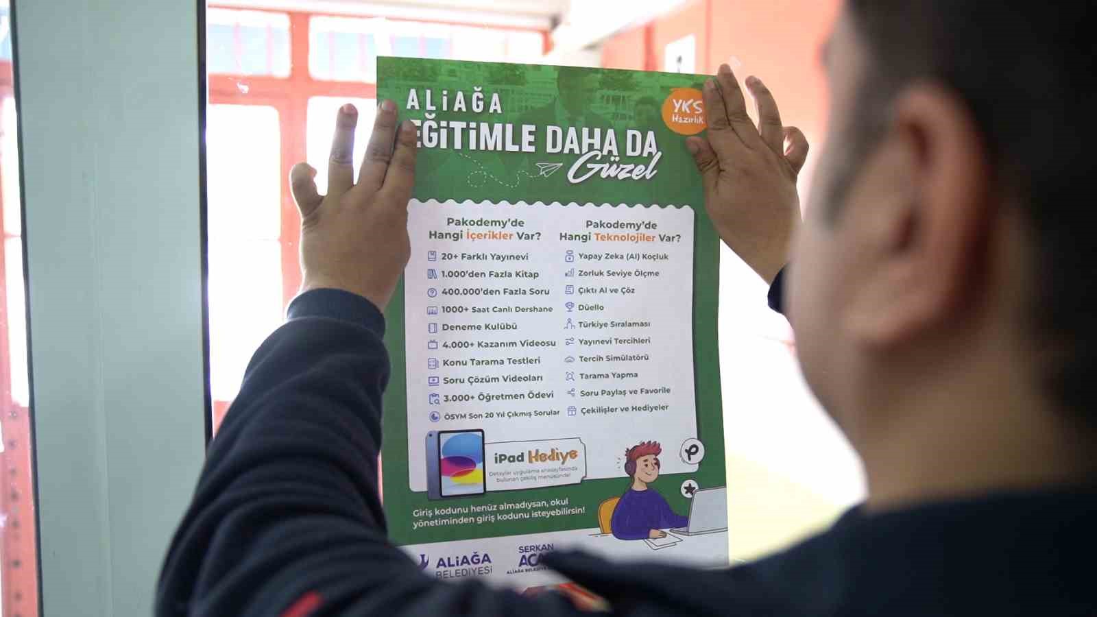 Aliağa Belediyesi’nden üniversiteye hazırlanan gençlere büyük destek