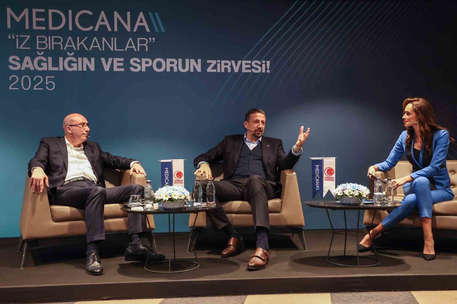 TBF Başkanı Hidayet Türkoğlu "Sağlığın Ve Sporun Zirvesi"ne konuk oldu