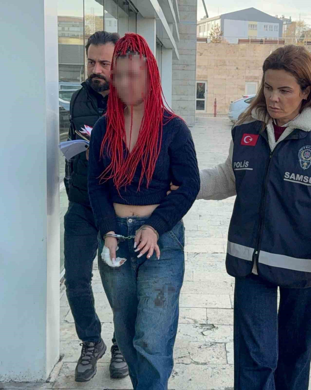 Tartıştığı şahsı 17 yerinden bıçaklayan kadın tutuklandı