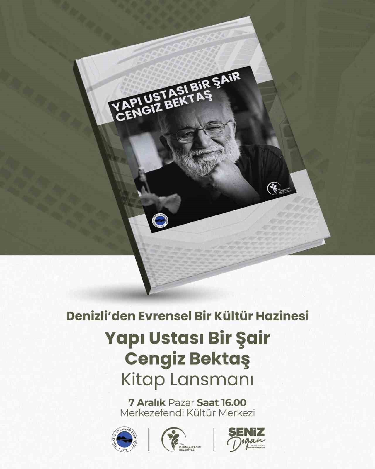 Cengiz Bektaş için kitap lansmanı yapılacak
