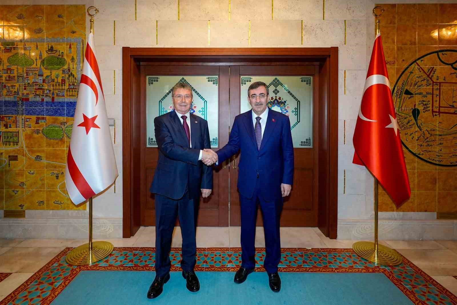 Cumhurbaşkanı Yardımcısı Cevdet Yılmaz: "Anavatan ve garantör ülke olarak KKTC’nin meşru haklarını desteklemeye devam edeceğiz"
