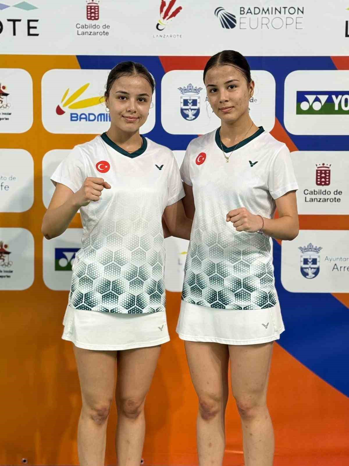 Eskişehirli milli sporcu ikizlerden Avrupa’da önemli başarı