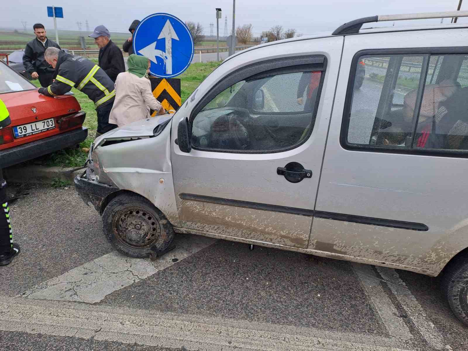 Kırklareli&rsquo;nde trafik kazası: 1 yaralı
