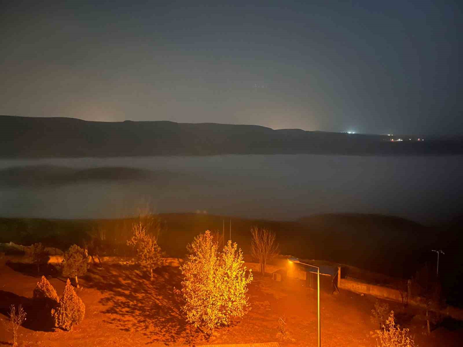 Batman&rsquo;da Dicle Nehri &uuml;zerinde sis denizi
