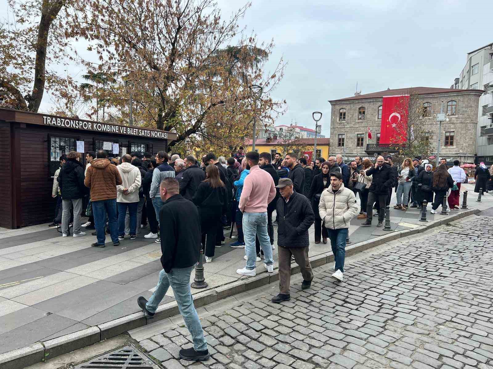 Trabzonspor’da Beşiktaş maçı biletleri satışa çıktı