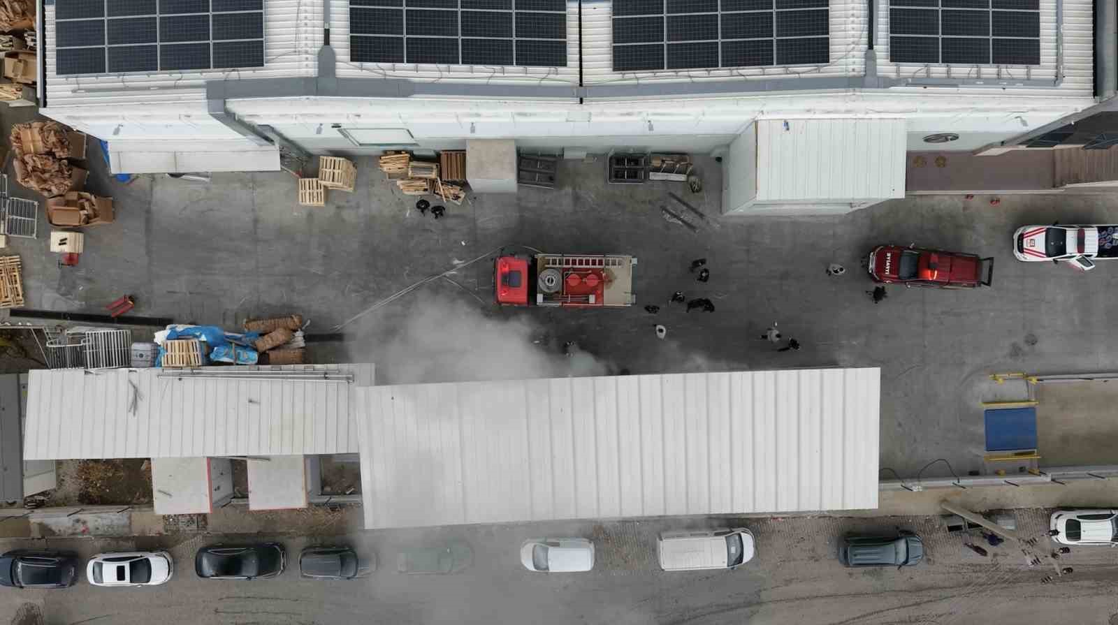 Kırıkkale&rsquo;de aynı OSB&rsquo;de &ccedil;ıkan ikinci yangın kontrol altına alındı
