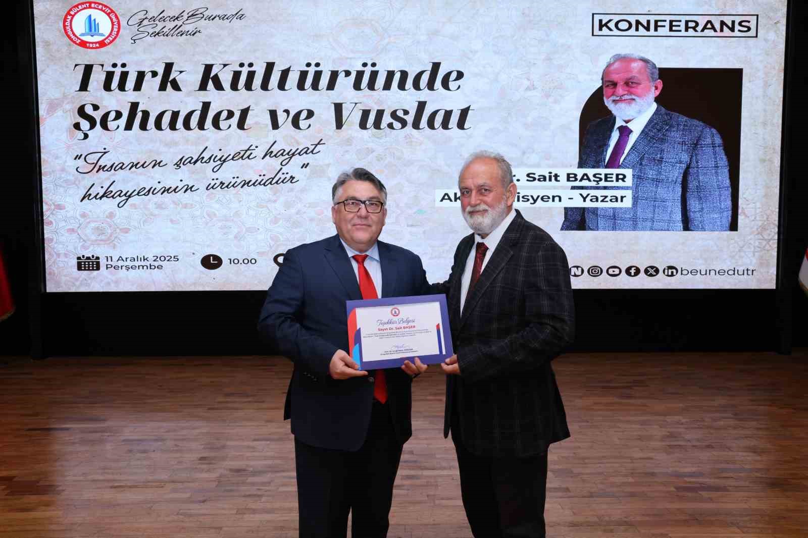 Mevlana’nın 752. Vuslat yıl dönümünde Türk Kültüründe Şehadet ve Vuslat ele alındı