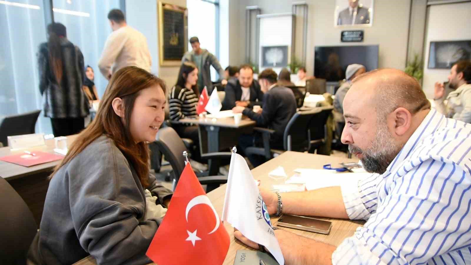 KTO’da uluslararası öğrenciler ile Kayseri firmaları bir araya geldi