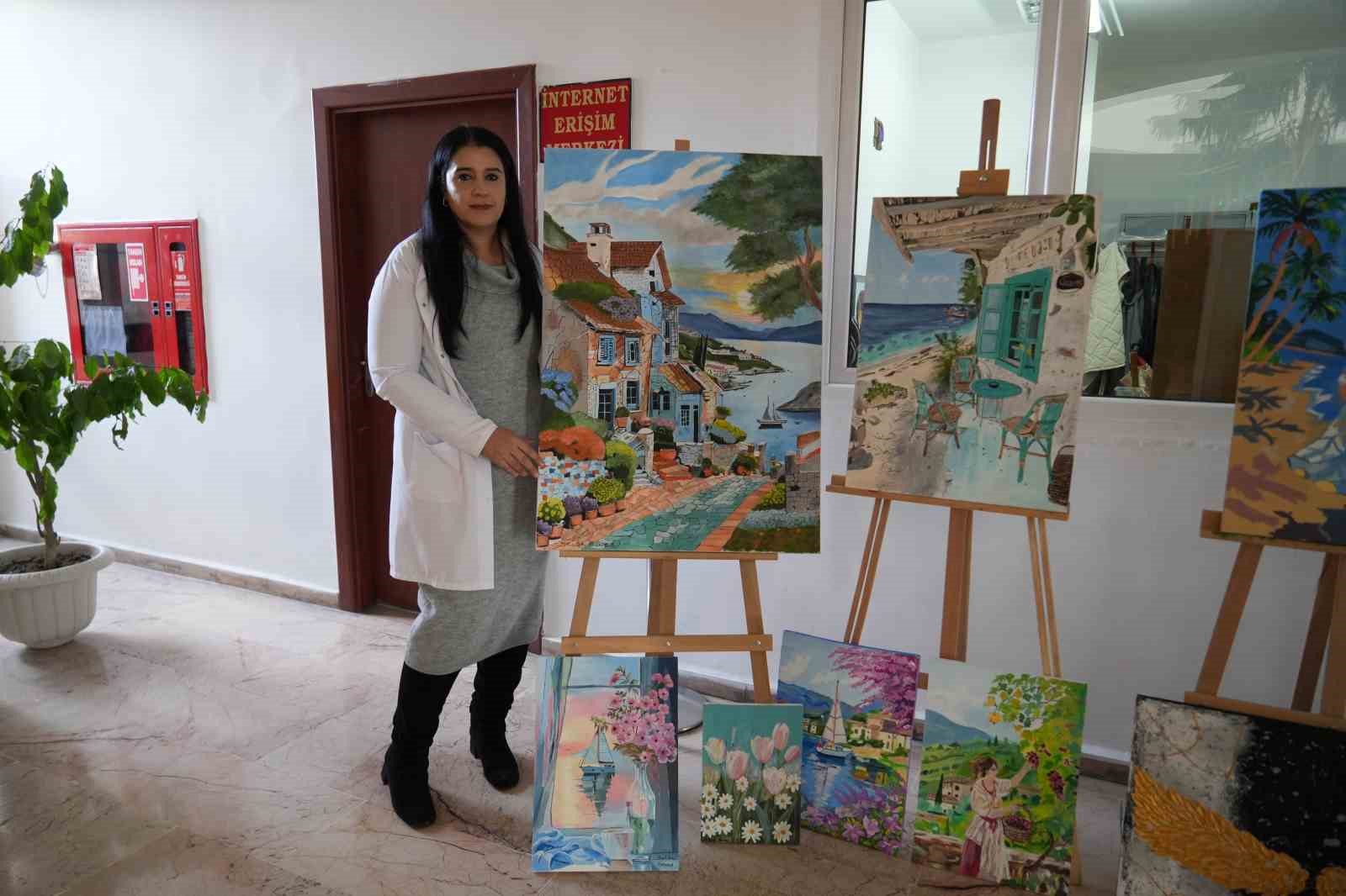 Sanatla yaralarını sardı: Selda G&uuml;neş resimle hayata yeniden tutundu
