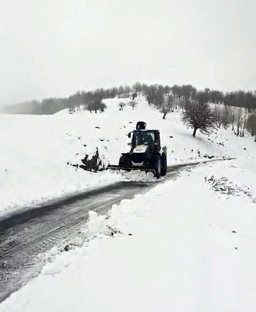 Muş’ta kar ve tipi nedeniyle kapanan 26 yerleşim yeri ulaşıma açıldı