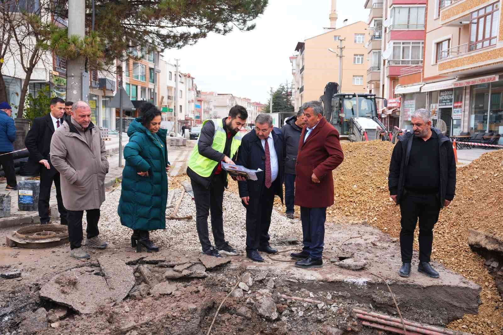 ASKİ ve Gölbaşı Belediyesi’nden Cemal Gürsel Caddesi’nde altyapı seferberliği
