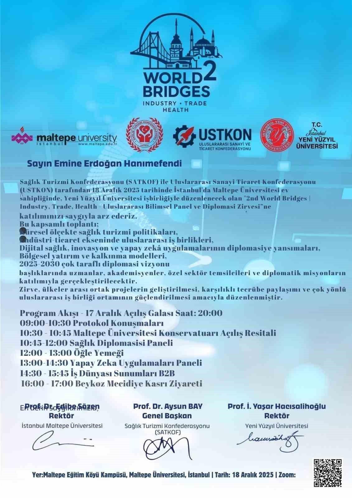 Uluslararası Bilimsel Panel ve Diplomasi Zirvesi İstanbul&rsquo;da d&uuml;zenlenecek
