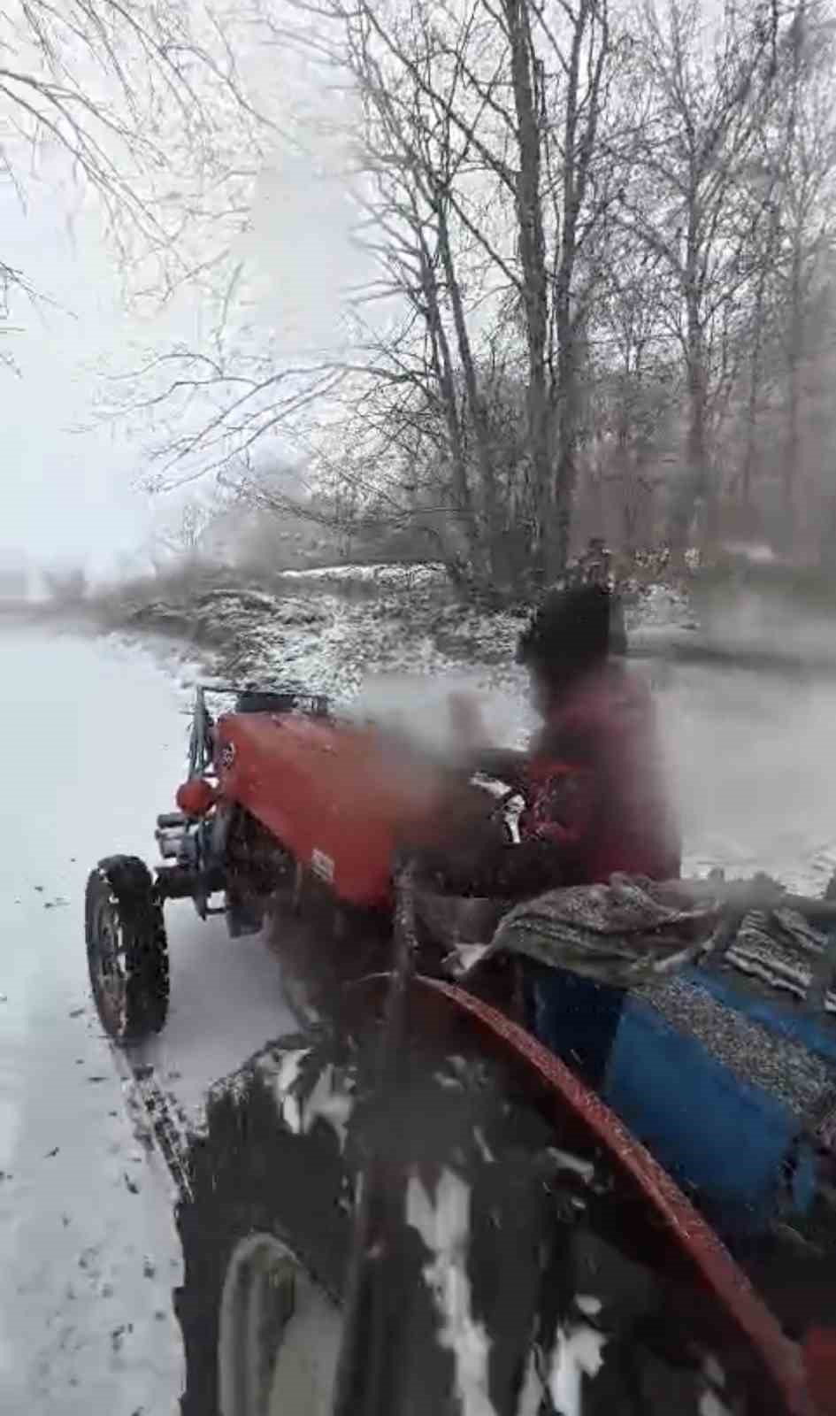 Tokat&rsquo;ın y&uuml;ksek  kesimlerinde kar yağışı etkili oldu

