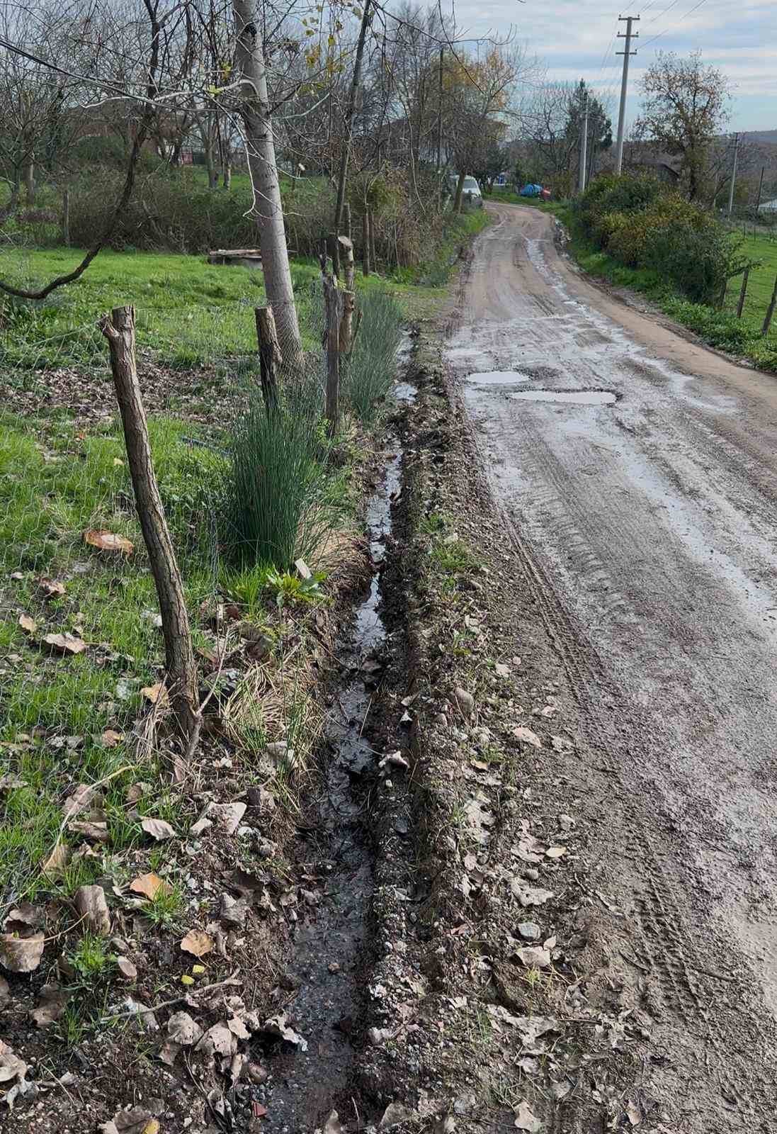 Mahallenin yıllardır s&uuml;ren yol &ccedil;ilesi vatandaşı isyan ettirdi
