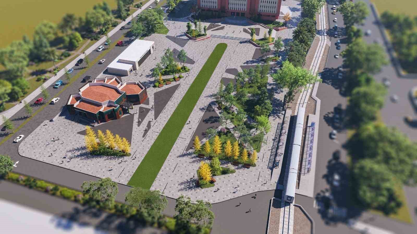 İstiklal Meydanı ve Kurtuluş Yolu&rsquo;ndaki &ccedil;alışmalar devam ediyor
