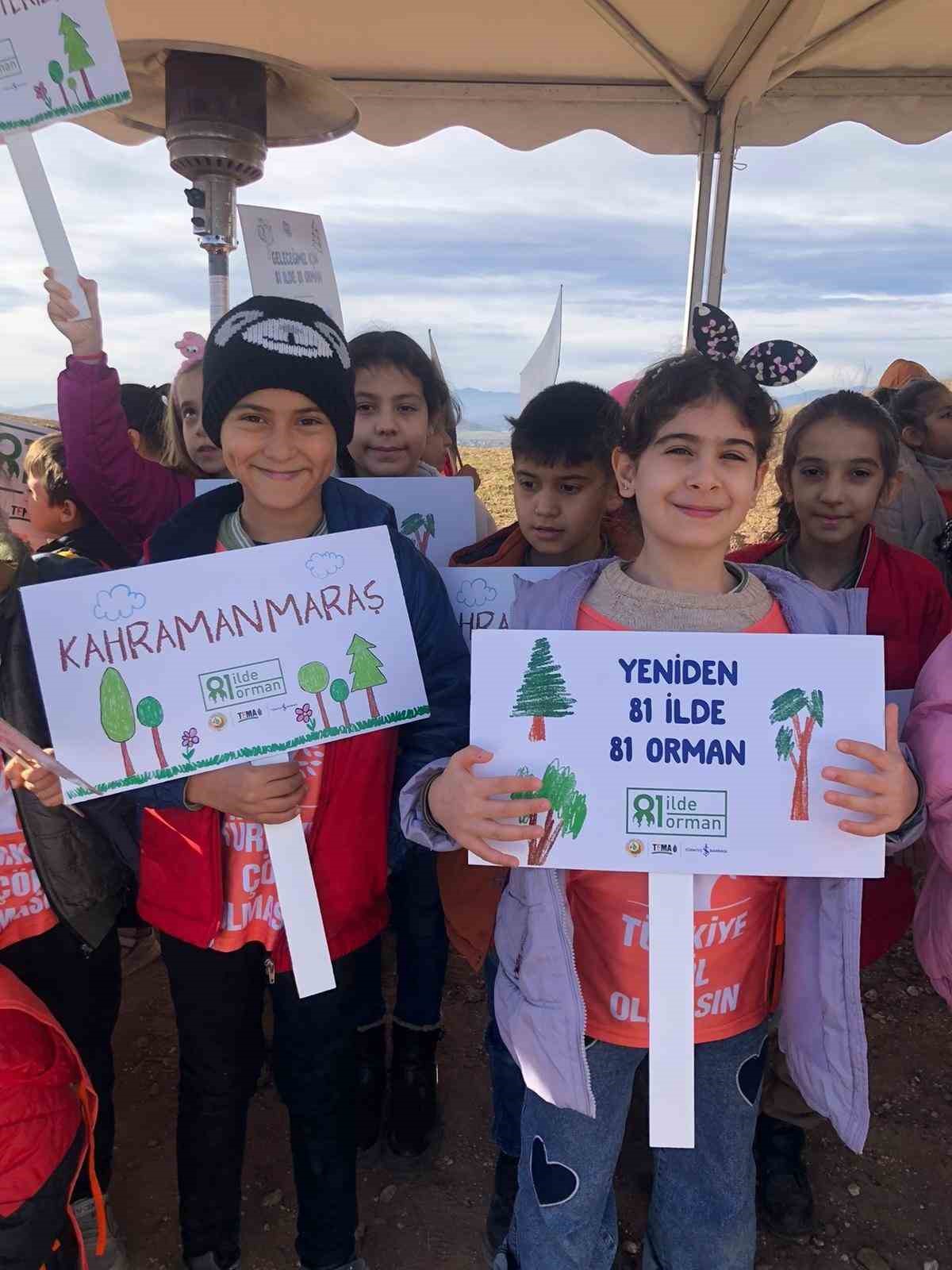 &lsquo;81 İlde 81 Orman&rsquo; projesi Kahramanmaraş ile devam ediyor
