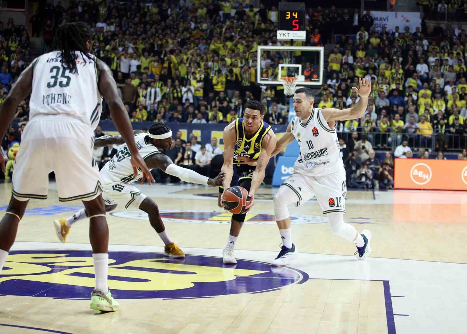 Euroleague: Fenerbah&ccedil;e: 77 - Panathinaikos: 81
